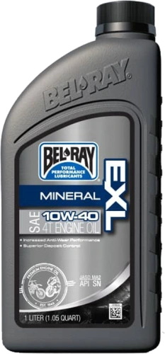 Motorový olej Bel-Ray EXL MINERAL 4T 10W-40 1 l