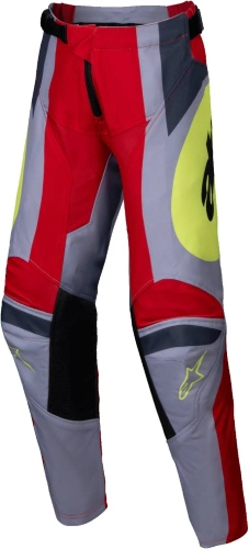 Kalhoty RACER MELT, ALPINESTARS, dětské (červená/šedá) 2025