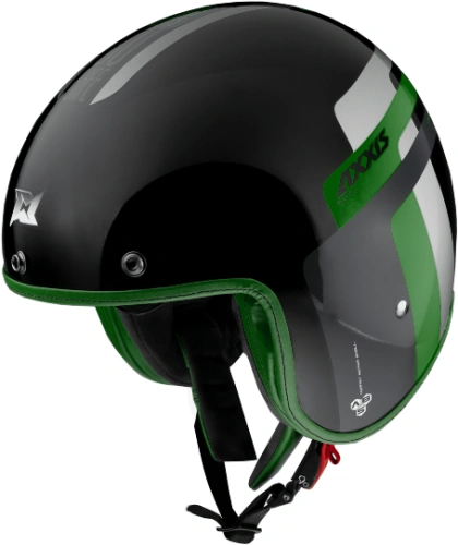 Otevřená helma AXXIS HORNET SV ABS old style b6 lesklá zelená