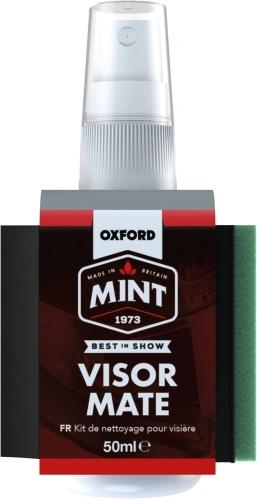 MINT univerzální čistič ve spreji s rozprašovačem, integrovanou stěrkou a houbičkou VisorMate 50 ml