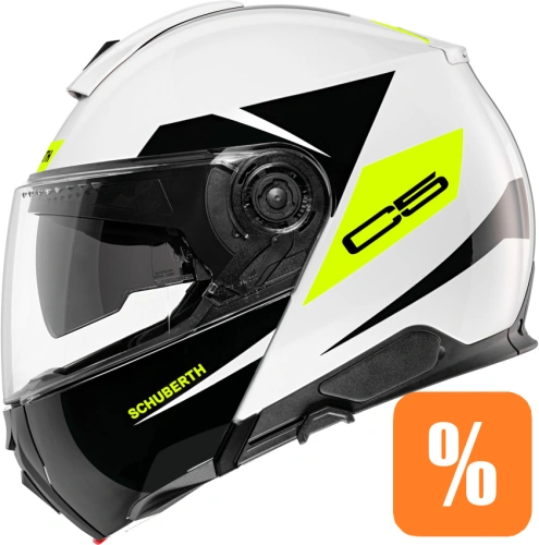 Schuberth C5 Eclipse Yellow/White