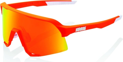 Sluneční brýle S3 Soft Tact Neon Orange, 100% (HIPER červená skla)