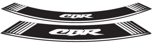 Linka na ráfek PUIG CBR 5524B bílá linky na ráfek - sada 8ks