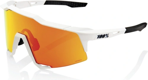 Sluneční brýle SPEEDCRAFT Soft Tact Off White, 100% (HIPER červené sklo)