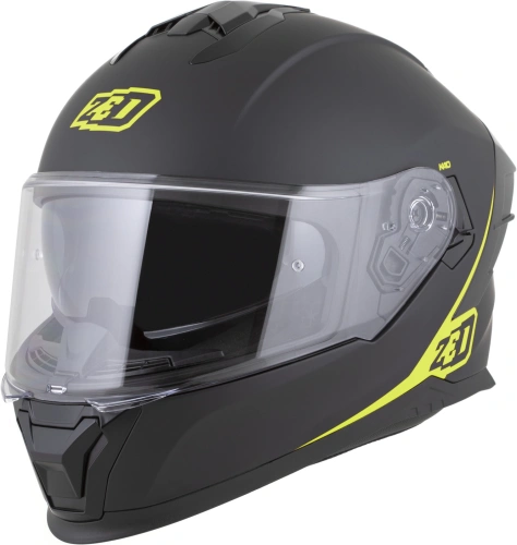 Přilba K40, ZED (černá matná/žlutá fluo) 2026