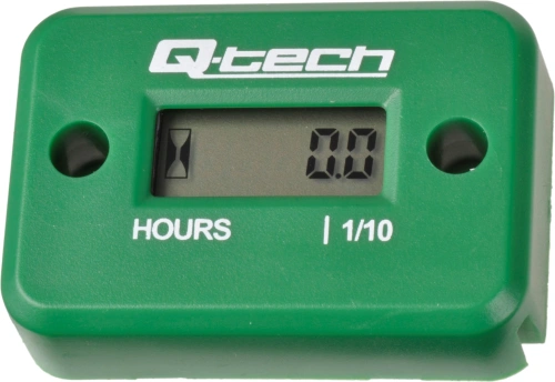 Měřič motohodin, Q-TECH (zelený)