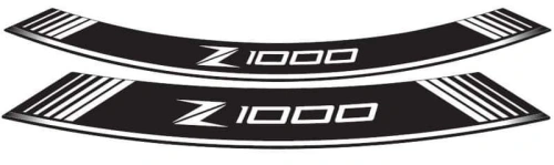 Linka na ráfek PUIG Z1000 7590B bílá linky na ráfek - sada 8ks