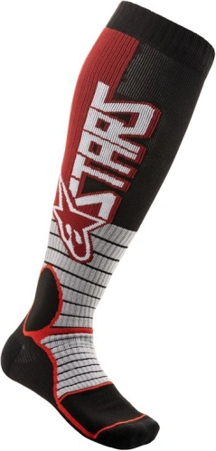 Ponožky MX PRO SOCKS 2022, ALPINESTARS (červená/černá)