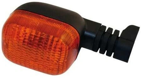 Blinkr DUC Style - černá, oranžové sklíčko "E" homologovaný 12V 10W, pravá přední/ levá zadní (1ks) PW202-508