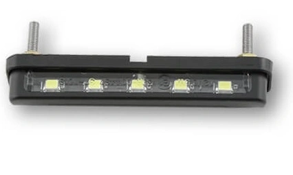 Samostatné LED osvětlení SPZ ST-7, "E" - černá PW256-022