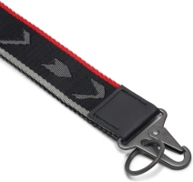 Klíčenka KEY HOLDER SHORT, SPIDI (černá/šedá) (1)