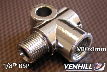 L-Connector Venhill POWERHOSEPLUS 776/2 female M 10X1 90 DEG - 1/8th BSP V776/2