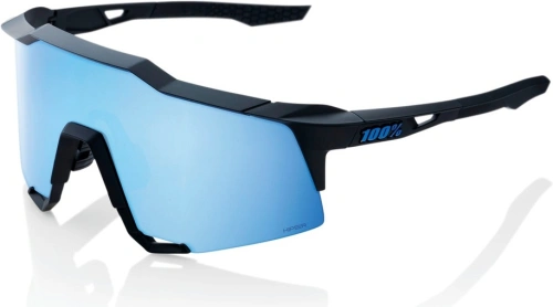 Sluneční brýle SPEEDCRAFT Matte Black, 100% (HIPER modré sklo)