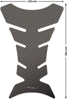 Tankpad PUIG PERFORMANCE 4051C karbonový vzhled (2)