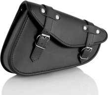 Kožená sedlová brašna CUSTOMACCES DETROIT AP0002N černý pravý