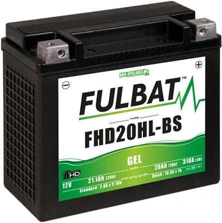 Gelová baterie FULBAT FHD20HL-BS GEL (Harley.D) (YHD20HL-BS GEL) 550881 700.550881