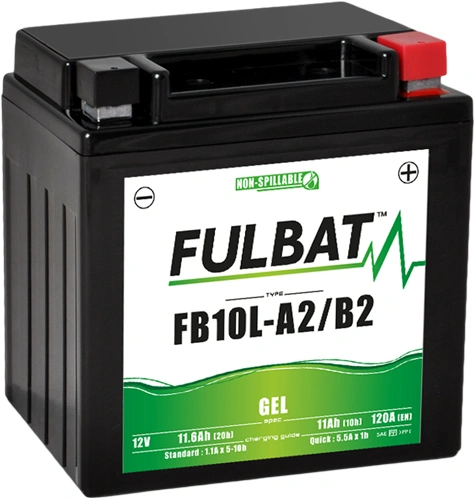Gelová baterie FULBAT FB10L-A2/B2 GEL (YB10L-A2/B2 GEL) 550956 700.550956
