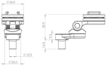 SP Connect Clutch Mount Pro, 53230 černá (5)