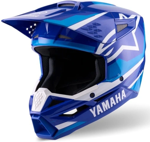 Přilba S-M3 YAMAHA kolekce, ALPINESTARS, dětská (modrá/bílá) 2026