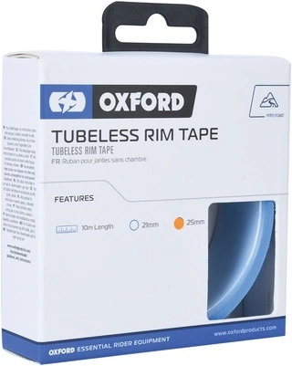 Páska "bandáž" pro utěsnění ráfků bezdušových pneu, OXFORD (délka 10m, šířka 25 mm)
