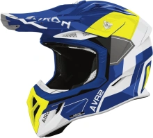Přilba AVIATOR ACE 2 Shield, AIROH (modro-žlutá lesklá) 2026