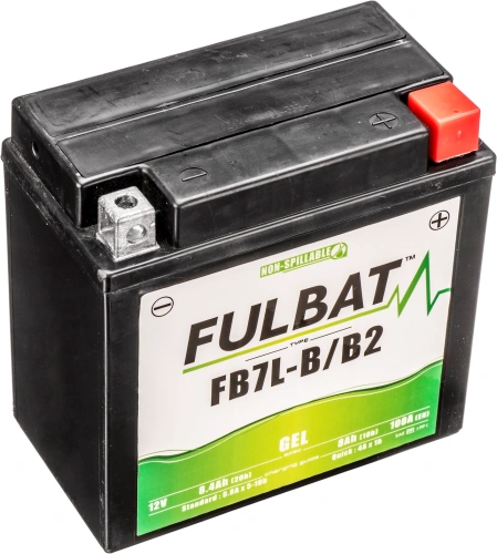 Baterie 12V, FB7L-B/B2  GEL, 12V, 8Ah, 100A, bezúdržbová GEL technologie 136x76x130 FULBAT (aktivovaná ve výrobě) M310-210