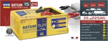 Nabíječka GYS BATIUM 15.24 6/12/24 V, 225 Ah, 15 A (1)