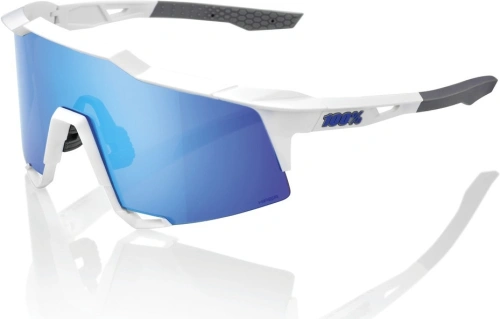Sluneční brýle SPEEDCRAFT Matte White, 100% (modré sklo)