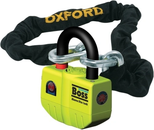 Řetězový zámek na motocykl Boss Alarm, OXFORD (délka 2 m)
