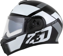Přilba F19, ZED (černá/bílá/šedá) 2025 (2)