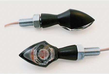 LED blinkr Highsider Single LED PEN HEAD - černá, homologace "E" (pár) PW203-180