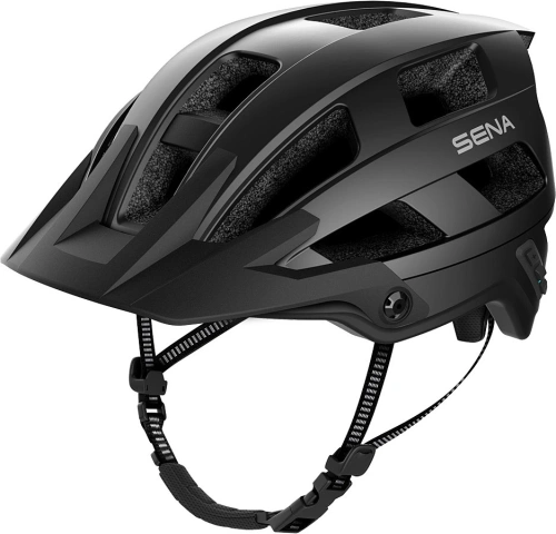 Cyklo přilba s headsetem M1, SENA (matná černá)