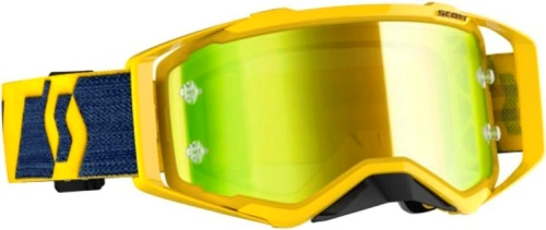 Brýle PROSPECT, SCOTT (žlutá, žluté chrom plexi s čepy pro slídy)