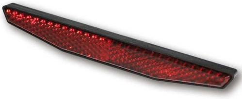 Odrazka nalepovací - červená, 125x18mm, homologace "E"