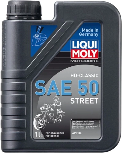 LIQUI MOLY Motorbike HD-Classic SAE 50 Street, minerální motorový olej 1 l