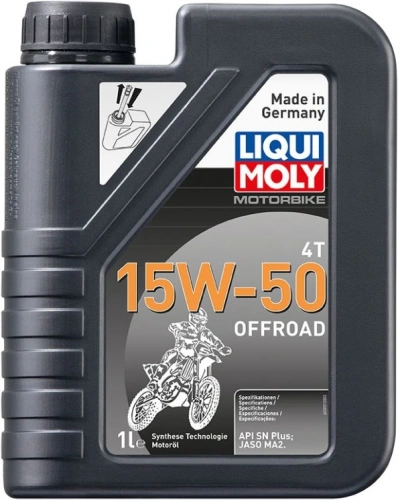 LIQUI MOLY Motorbike 4T 15W50 Offroad, plně syntetický motorový olej 1 l