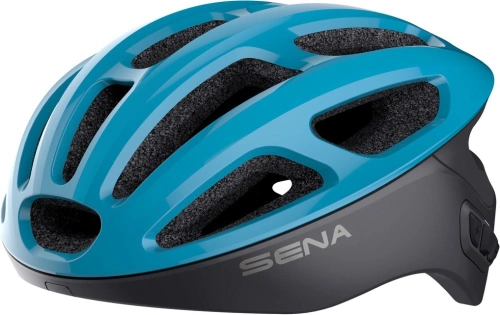 Cyklo přilba s headsetem R1, SENA (modrá)