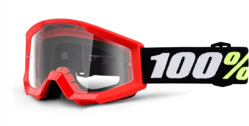 Brýle Strata Mini Gron Red, 100% dětské (čiré plexi)